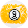 White Marble Replacement Ball - #9